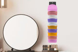 Wall Mount Closet Hat Organizer Rack Holder Built In Spring Clips