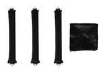 3Pcs Heatless Curling Rod Headband No Heat Wave Hair Curlers Sleep Overnight Set