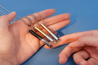 Anti Anxiety  Breathing Necklace  Chain Whistle Necklace for Smoking Weaning