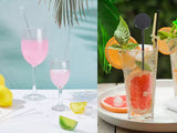 80Pcs Plastic Disc Twizzlers Stirrer Sticks
