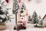 Creative Burlap Christmas-Themed Tote Bag