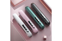 2-in-1 Portable Cordless Hair Straightener and Curler