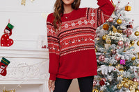 Women Christmas Printed Top