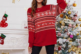 Women Christmas Printed Top