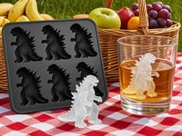 6-Cavity Silicone Monster Ice Mold Tray
