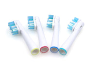 Dual Clean Replacement Brush Heads Compatible with Oral-B