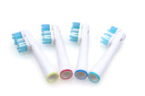 Dual Clean Replacement Brush Heads Compatible with Oral-B