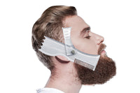 Adjustable Beard Styling Shaping Template Comb Tool Symmetry Trimming Shaper