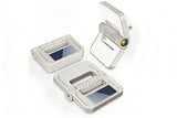 Solar Powered Multi-Functional Foldable LED Camping Flashlight Work Light with Hook