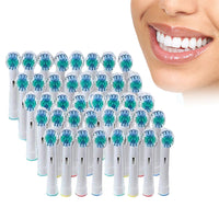 40Pcs Oral B-Compatible Toothbrush Heads