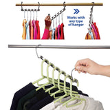 Set of 2Pcs Closet Saver 360 Swivel Hanger