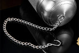 Tea Infuser Strainer Fine Mesh Tea Ball Holder with Chain Hook and Lid