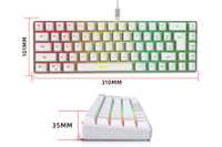 Mini Gaming Keyboard and Mouse Combo Wired K68 RGB Streamer