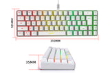 Mini Gaming Keyboard and Mouse Combo Wired K68 RGB Streamer