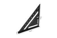 Metric Aluminium Alloy Square Protractor Triangle Ruler Measuring Tool