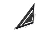 Metric Aluminium Alloy Square Protractor Triangle Ruler Measuring Tool