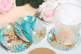 Diamond Painting Coasters Cup Mat with Holder DIY Coasters Art Craft Supplies