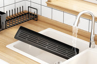 Dish Drying Rack Plate Rack Storage Rack with Water Tray