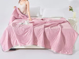 Cooling Air Conditioner Blanket Soft Breathable Summer Quilt