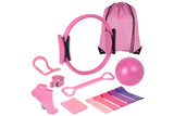 13Pcs Home Pilates Essentials Kit Yoga Ring and Ball Resistance Band Pilates