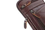 Leather Phone Pouch Belt Bag Crossbody Waist Pack for Men