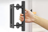 Barn Door Sliding Handle with Flush Pull for Wood Door