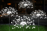 Set of 4Pcs Solar Firework Lights