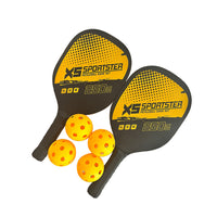 Pickleball Paddles and Balls Set with Carry Bag