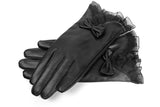 Womens Winter PU Leather Touchscreen Gloves