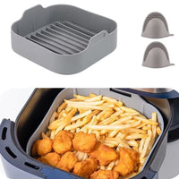 Reusable Air Fryer Liner Baking Tray with Gloves