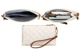 15.6-inch Laptop Tote Bag with Matching Wristlet Clutch Pouch Wallet Handbag Crossbody