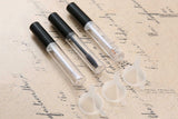 3-Piece 10ml Clear Cosmetic Tube Set for Mascara Lip Gloss