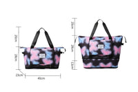 Trendy Gradient Color Expandable Large-Capacity Travel Bag Foldable Duffle Bag