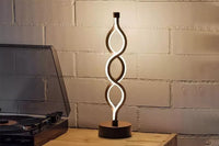 Bedside Lamp 3-Way Dimmable Spiral LED Table Lamp