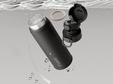 500ML Leakproof Dual Function Lid Insulated Water Bottle with Straw Stainless Steel Thermos