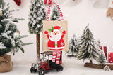 Creative Burlap Christmas-Themed Tote Bag