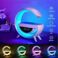 3 in 1 Night Light Bluetooth Speaker with Wireless Charger