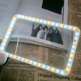 5X Magnifying Glass with Light Folding Handheld Magnifier