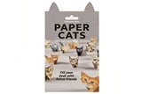 50pcs Paper Cats Origami Kit Stress Relief DIY Craft Kit for Cat Lovers
