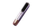 Rechargeable 2-in-1 Cordless Hair Straightener Brush and Curler