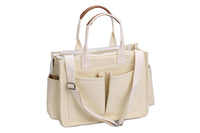 Women's Large Canvas Crossbody Tote Handbag