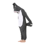 Unisex Shark Onesie Pajamas for Adults Animal Costume Jumpsuit