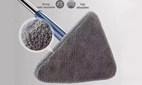 Triangular Mop 360 Degrees Rotatable Cleaning Rod Tools