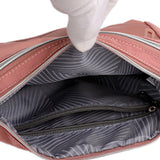 Multi-Pocket Splash-Proof Nylon Crossbody Shoulder Bag