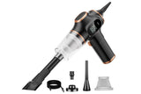 Cordless Desktop and Car Vacuum Cleaner with Blow & Suction Functions and Digital Display