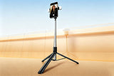 1.7m Extendable Selfie Stick Tripod with Bluetooth Remote and 2 LED Fill Lights