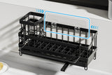 Wall Mount Sponge Holder Rotating Drain Rack
