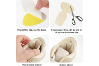 Mesh Adhesive Heel Grips Inserts Heel Cushion Pads