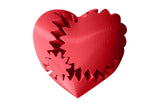 3D Printed Heart-Shaped Gear Ball for Stress Anxiety Relaxing