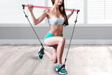 Pilates Bar Kit with Resistance Bands for Full Body Workouts